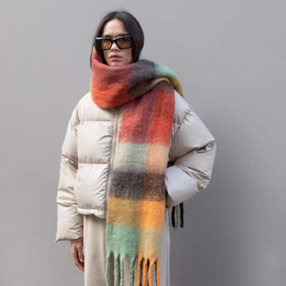 Colorful Patterned Scarf